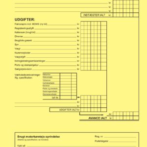 F132 Salgs-ekspeditionsmappe