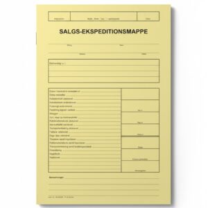 F132 Salgs-ekspeditionsmappe